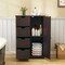 Modern MDF Storage Cabinet with 4 Drawers and Adjustable Shelf Ideal for Bathroom or Bedroom